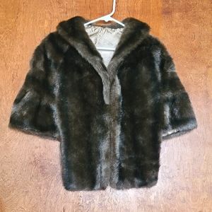 Fur cape made in USA